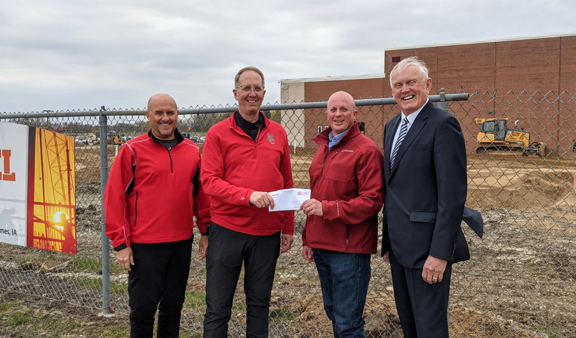 Fieldhouse grant check